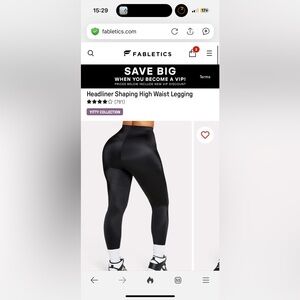 Yitty Headliner Shaping High Waist Black Leggings